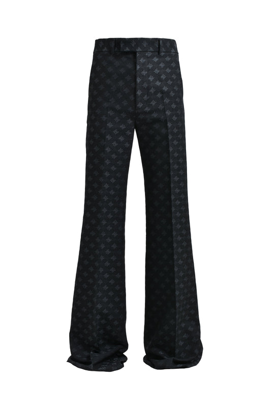 AMIRI アミリ 【本物保証】 パンツ ストリート系 メンズ MA QUAD JACQUARD CREASED FLARE / BLK