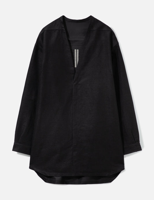 Rick Owens リックオウエンス 【本物保証】 シャツ ストリート系 メンズ Concordian Shirt In Ramie Moleskin