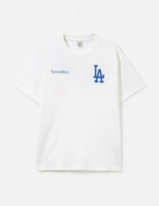 Sporty & Rich スポーティ&リッチ【本物保証】 Tシャツ ストリート系 ユニセックス Dodgers Serif Tshirt