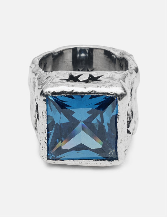 Twojeys トゥージェイズ 【本物保証】 リング ストリート系 ユニセックス BLUE STONE STAMP