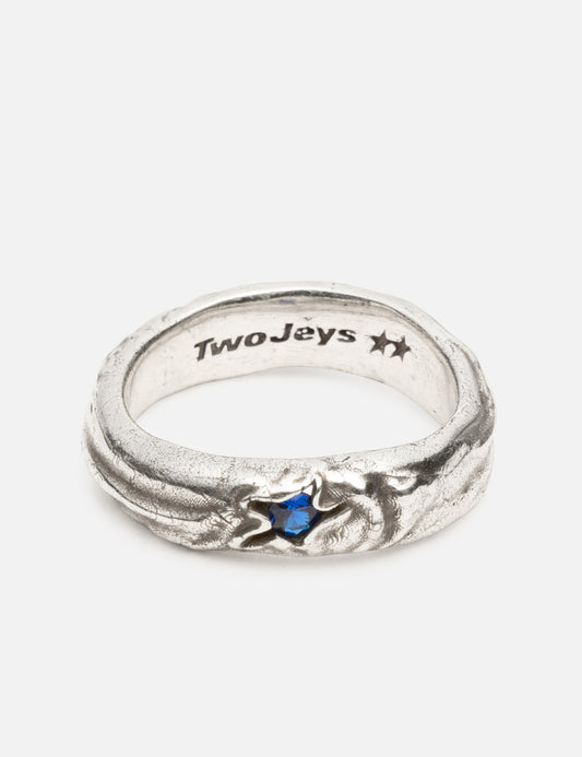 Twojeys トゥージェイズ 【本物保証】 リング ストリート系 ユニセックス Blue Stone Ring