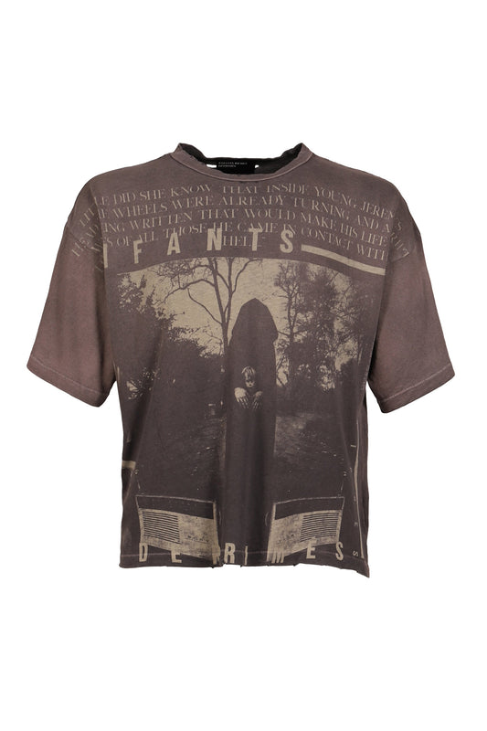 ENFANTS RICHES DEPRIMES アンファン リッシュ デプリメ【本物保証】 Tシャツ、ストリートスタイル、メンズ JEREMY T-SHIRT / WASHED BRW