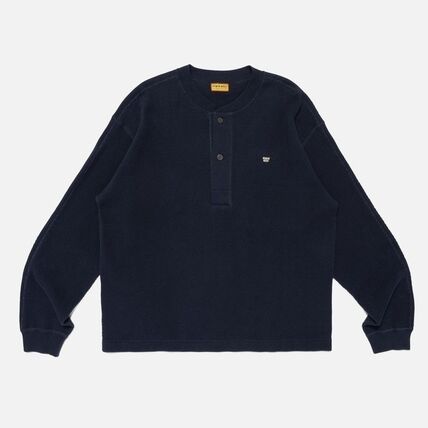 Human Made ヒューマンメイド【本物保証】 Henley Neck Shirt 半袖 メンズ レディース バックロゴTシャツ T-Shir ア ベイシング エイプ A BATHING APE 創業者 NIGO ニゴー ブランド girls don't cry ガールズドントクライ verdy ビッグハート