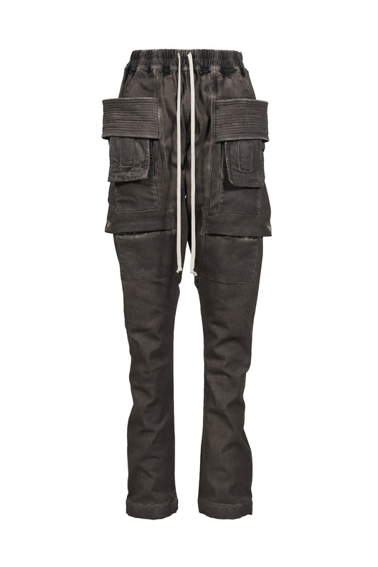 Rick Owens DRKSHDW リックオウエンス・ダークシャドウ 【本物保証】 カーゴパンツ ストリート系 メンズ CREATCH CARGO DRAWSTRING / DUST