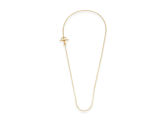 AMI PARIS アミ パリス 【本物保証】 accessory ストリート系 ユニセックス アミパリス ブラス アミ ドゥ クール チェーンネックレス "ゴールド"