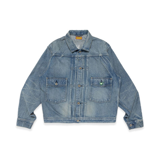 HUMAN MADE ヒューマンメイド 【本物保証】 jacket ストリート系 ユニセックス ヒューマンメイド x ジェイホープ オブ BTS ヒューマンホープ デニム ワーク ジャケット "インディゴ"