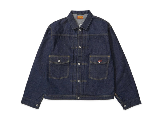 HUMAN MADE ヒューマンメイド 【本物保証】 jacket ストリート系 ユニセックス ヒューマンメイド x ポケモンメイド デニムジャケット (ピカチュウ) "インディゴ"