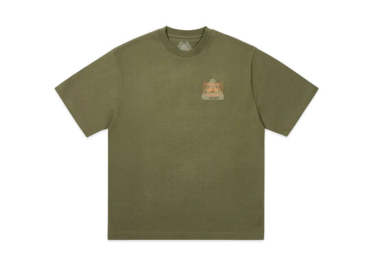 PALACE パレス 【本物保証】 Tシャツ ストリート系 ユニセックス パレス x ポーター 吉田カバン Tシャツ "オリーブ"