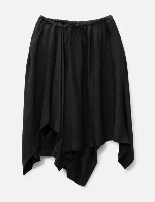 Anggae【本物保証】 スカート ストリート系 レディース Unbalanced Satin Skirt