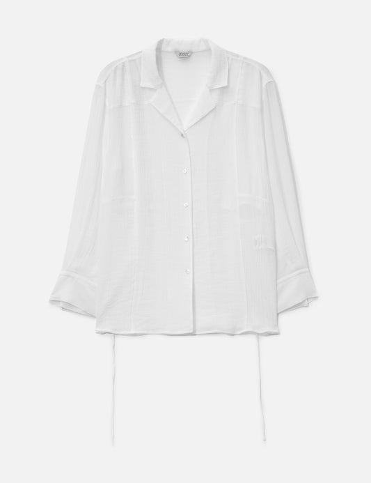 Anggae anggae 【本物保証】 シャツ ストリート系 レディース Multi-Way Apron Long Shirts