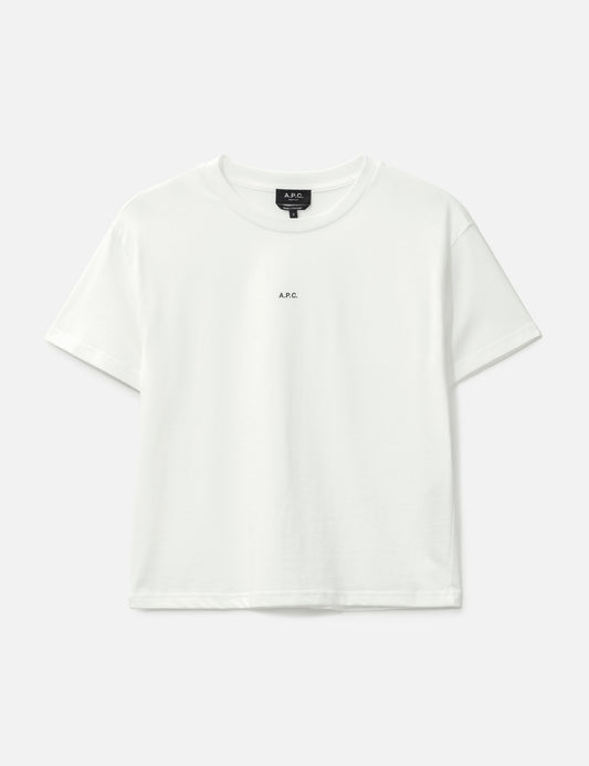 Apc アーペーセー 【本物保証】 Tシャツ ストリート系 レディース Boxy Micro Logo T-Shirt