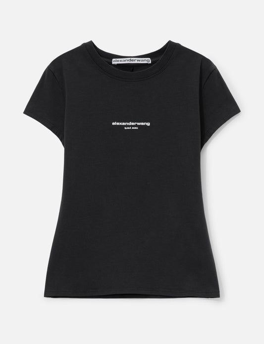 Alexander Wang アレキサンダーワン 【本物保証】 Tシャツ ストリート系 レディース Logo Print Fitted Tee