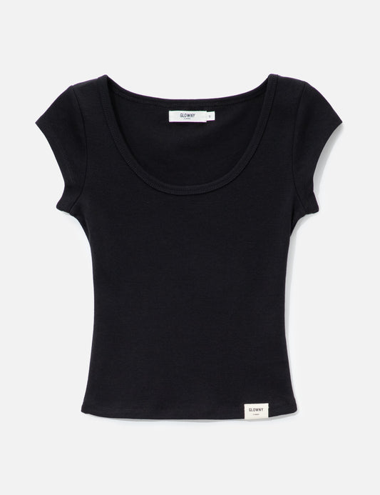 Glowny グロウニー 【本物保証】 Tシャツ ストリート系 レディース G Deep Scoop Tee
