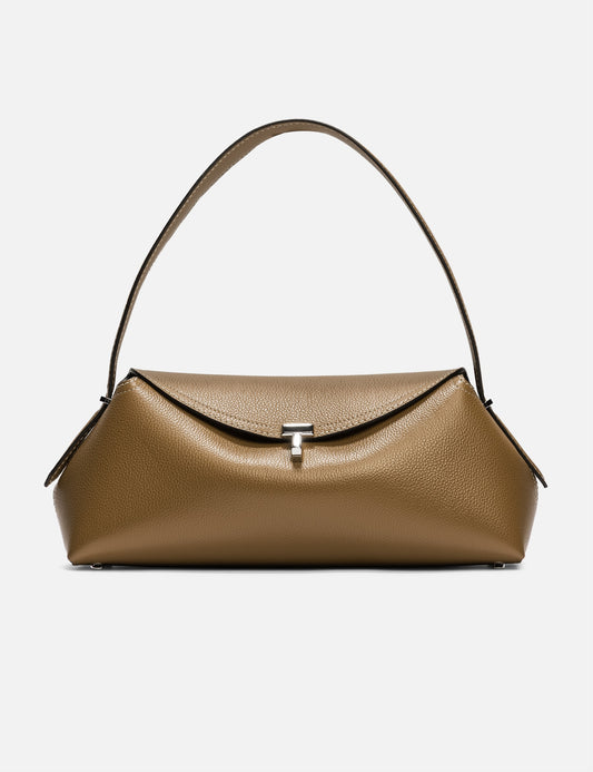 Toteme トテーム 【本物保証】 バッグ ストリート系 レディース T-Lock Grained-Leather Shoulder