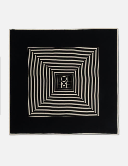 Toteme トテーム 【本物保証】 アクセサリー ストリート系 レディース Centered Monogram Silk Scarf