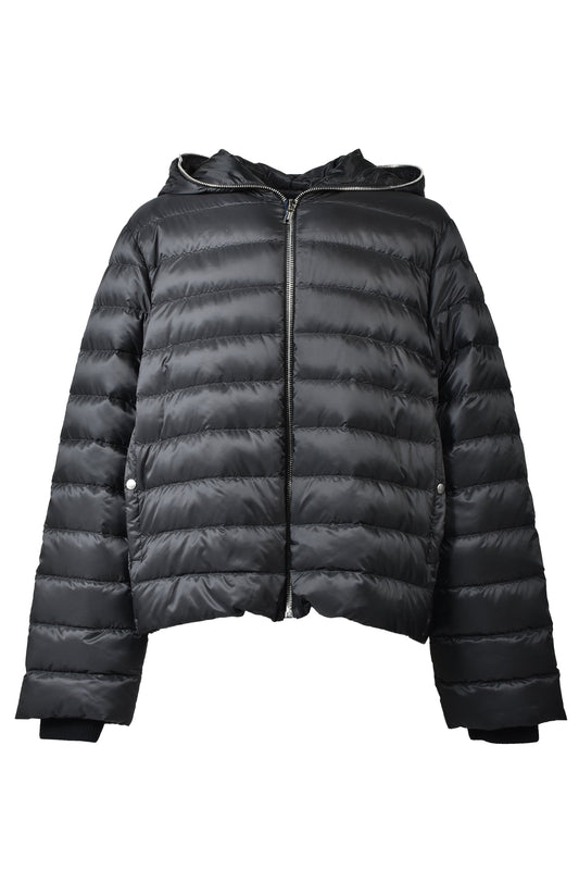 MONCLER + RICK OWENS モンクレール【本物保証】ダウンジャケット、ストリートスタイル、メンズ ZIPLOCK JACKET / BLK