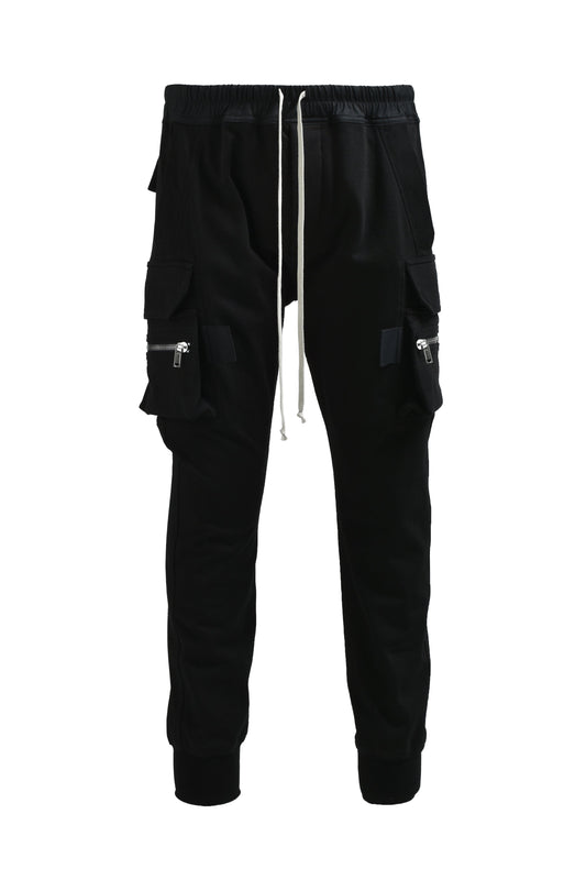 Rick Owens リックオウエンス 【本物保証】 パンツ、ストリートスタイル、メンズ MASTODON CARGO / BLK