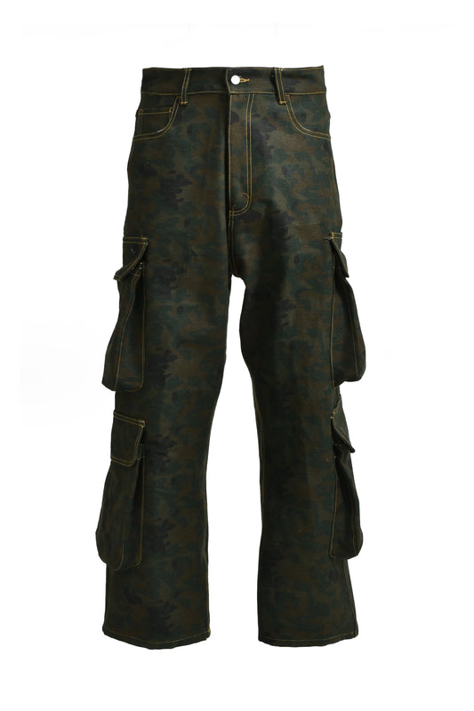 The Edge of Earth(TM) ジ エッジ オブ アース" 【本物保証】 カーゴパンツ ストリート系 メンズ HANZO CARGOS / CAMO