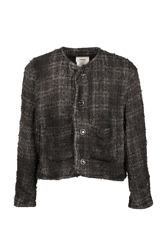 doublet ダブレット 【本物保証】 ジャケット ストリート系 メンズ SMOG AIR STAINED TWEED JACKET / BLK