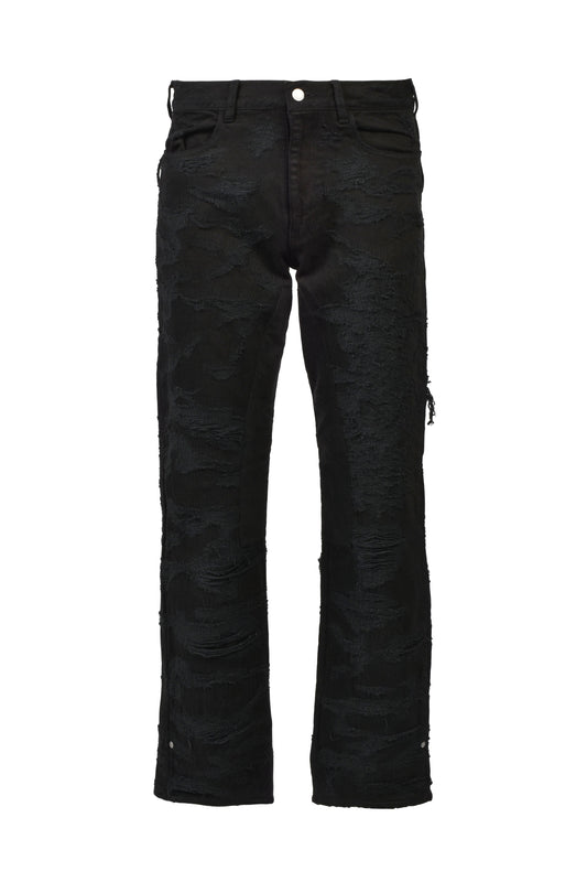 Matthew M. Williams マシュー・M・ウィリアムズ 【本物保証】 デニムパンツ ストリート系 メンズ RIP & REPAIR WASHED BLACK JEAN (20TH EXCLUSIVE) / BLK