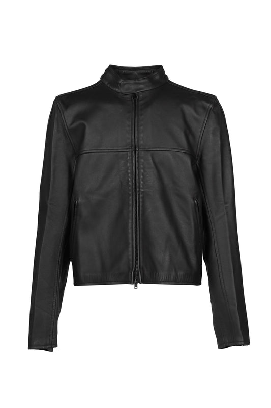 VETEMENTS ヴェトモン 【本物保証】 ジャケット ストリート系 メンズ BOXY MOTO LEATHER JACKET / BLK