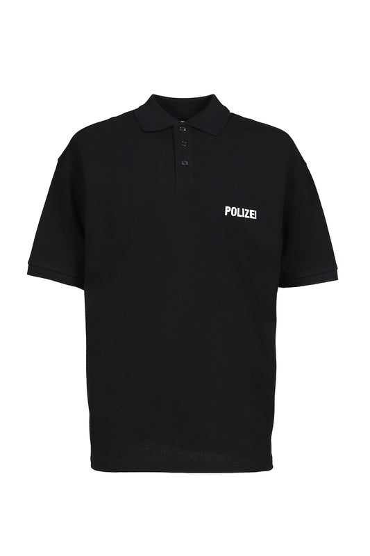 VETEMENTS ヴェトモン 【本物保証】 Tシャツ ストリート系 メンズ POLIZEI POLO / BLK