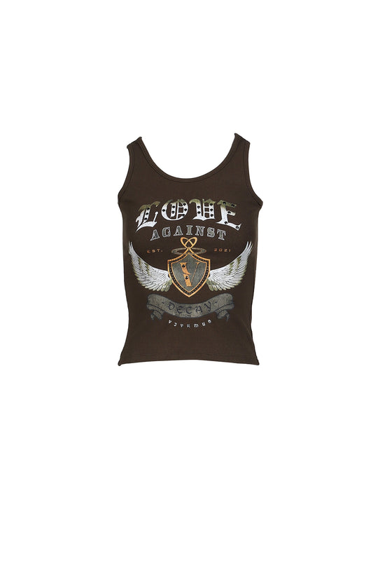VIVAMUS 【本物保証】 タンクトップ ストリート系 レディース EMBLEM TANKTOP / BRW