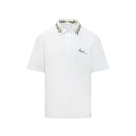 AMIRI アミリ 【本物保証】 Tシャツ ストリート系 メンズ AMIRI FLORAL COLLAR POLO