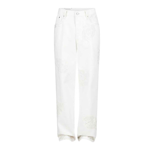 Dries Van Noten 【本物保証】 パンツ ストリート系 メンズ PINE EMB 1555 M.W.PANTS
