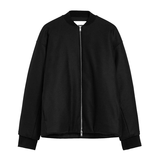 Jil Sander 【本物保証】 ジャケット・アウター ストリート系 メンズ ウールメルトン パディングボンバージャケット