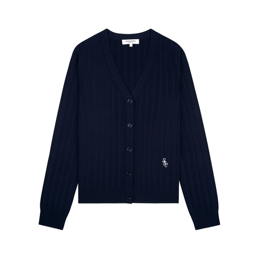 Sporty and Rich 【本物保証】 カーディガン ストリート系 レディース SRC Ribbed Cardigan