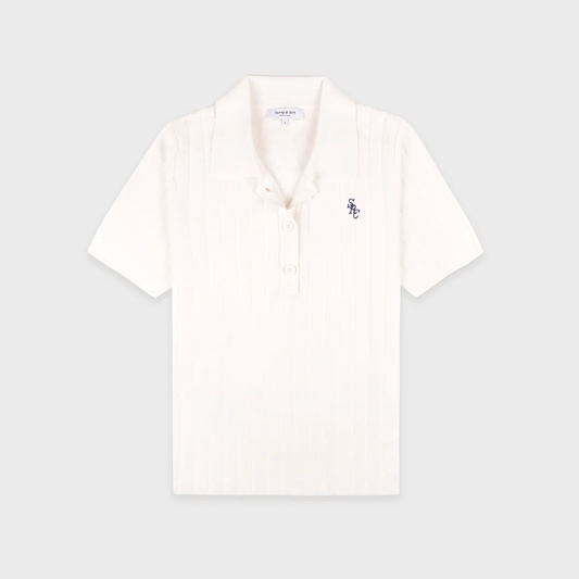 Sporty and Rich 【本物保証】 Tシャツ ストリート系 レディース SRC Ribbed Polo