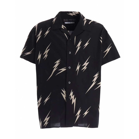 Ys for men 【本物保証】 シャツ ストリート系 メンズ 【Y's for men × MASSES】 THUNDER BLEACH DYED SHORT SLEEVE SHIRT