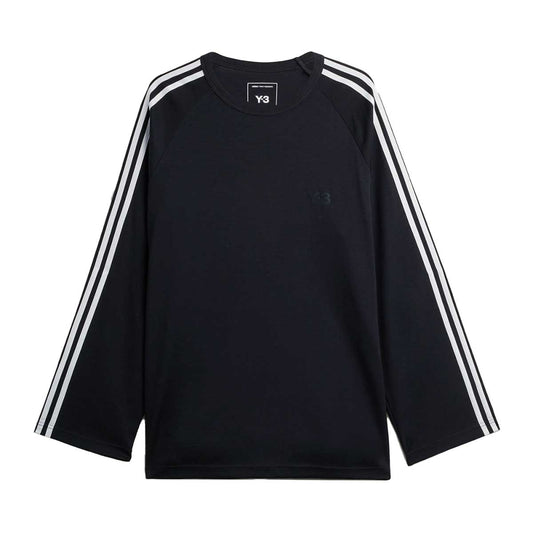 Y3 Yohji Yamamoto 【本物保証】 Tシャツ ストリート系 メンズ Y-3 LONG SLEEVE TEE 3-STRIPES