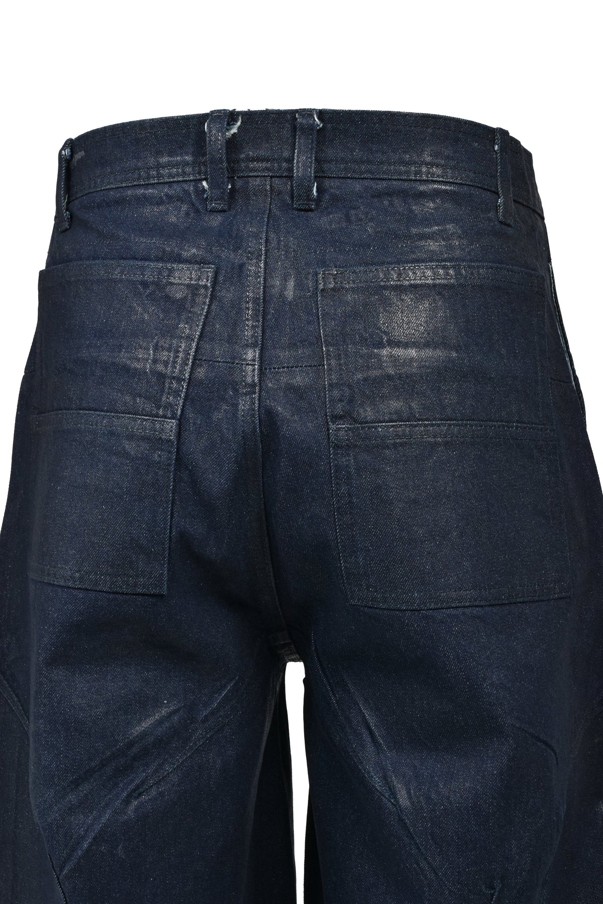 FILTH 汚物【本物保証】 ジャケット、ストリートスタイル、メンズ FRONT ZIP SHORTS / WAXED BLK