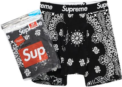 [Supreme] Hanes Bandana Boxer Briefs (2 Pack)