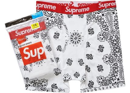 [Supreme] Hanes Bandana Boxer Briefs (2 Pack)