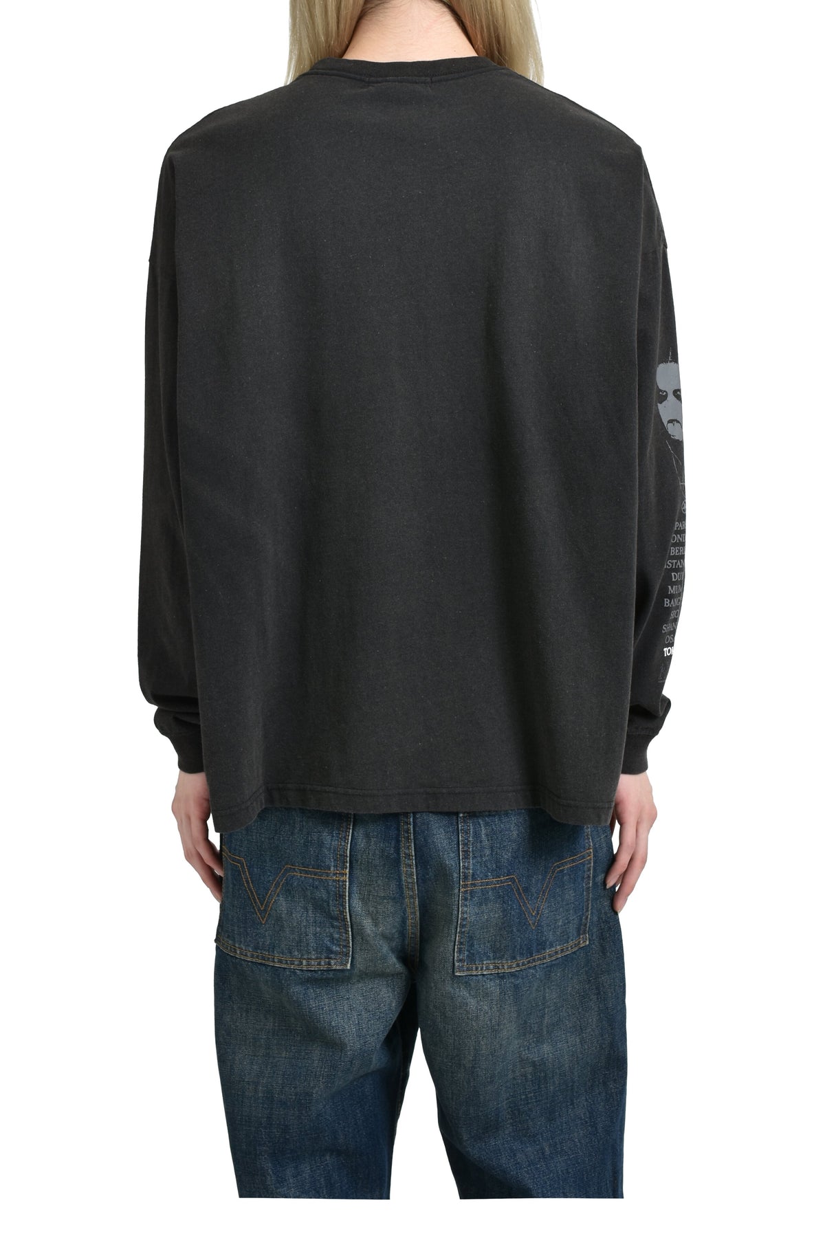 ALICE HOLLYWOOD アリス・ハリウッド 【本物保証】 Tシャツ ストリート系 メンズ ALICIDE METAL LS T-SHIRT / BLK