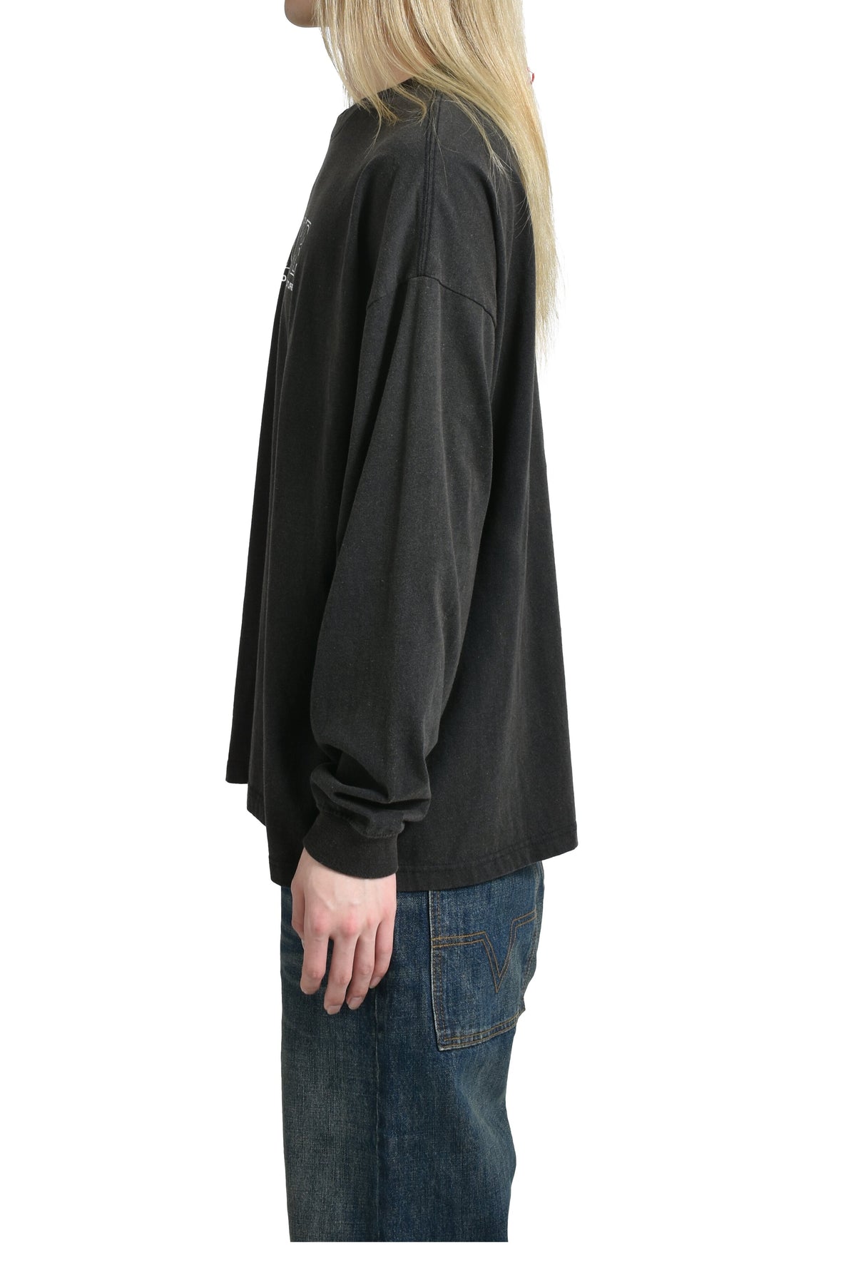 ALICE HOLLYWOOD アリス・ハリウッド 【本物保証】 Tシャツ ストリート系 メンズ ALICIDE METAL LS T-SHIRT / BLK