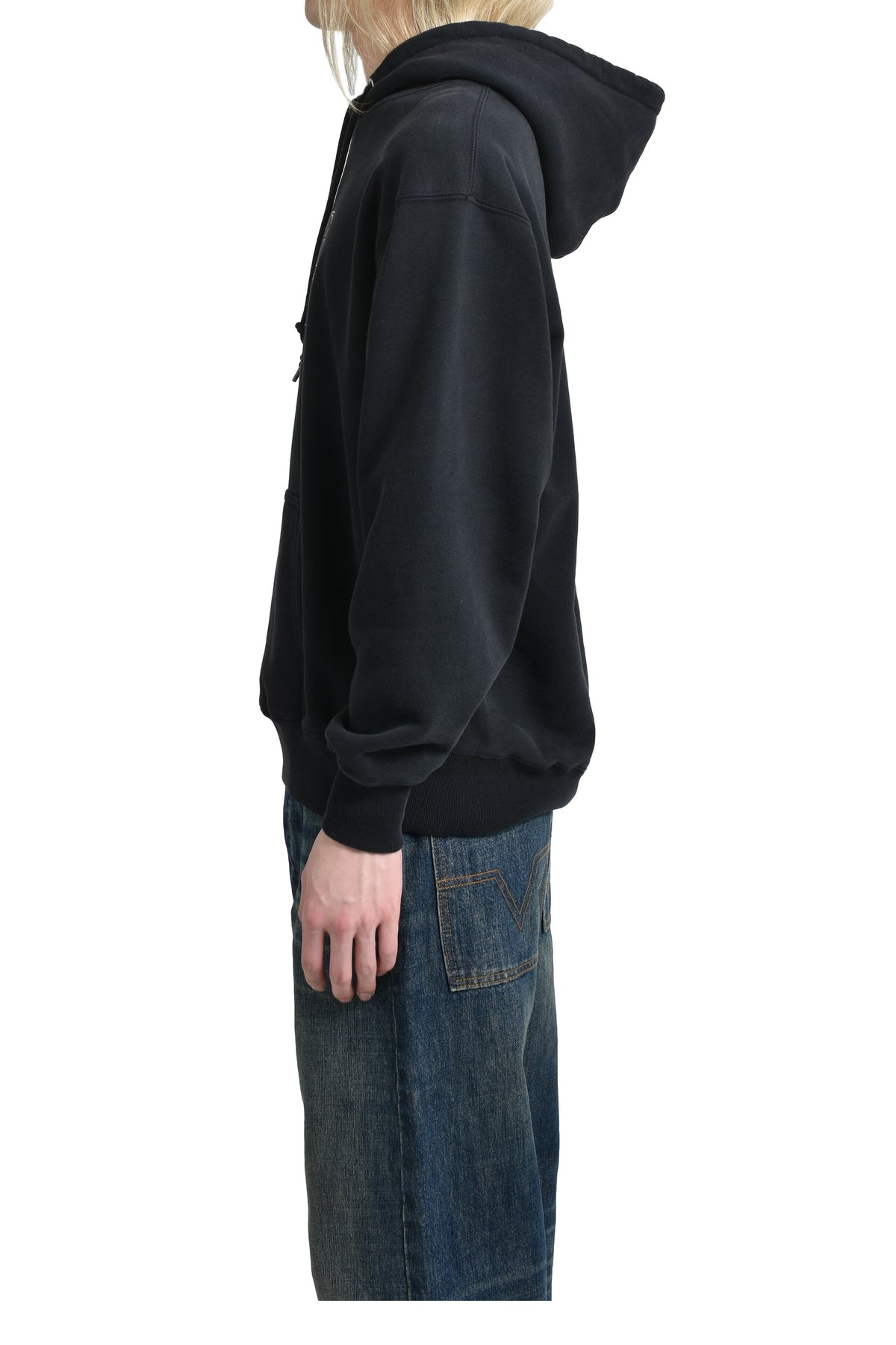 ALICE HOLLYWOOD アリス・ハリウッド 【本物保証】 パーカー ストリート系 メンズ ALICIDE METAL PULLOVER HOODIE / BLK