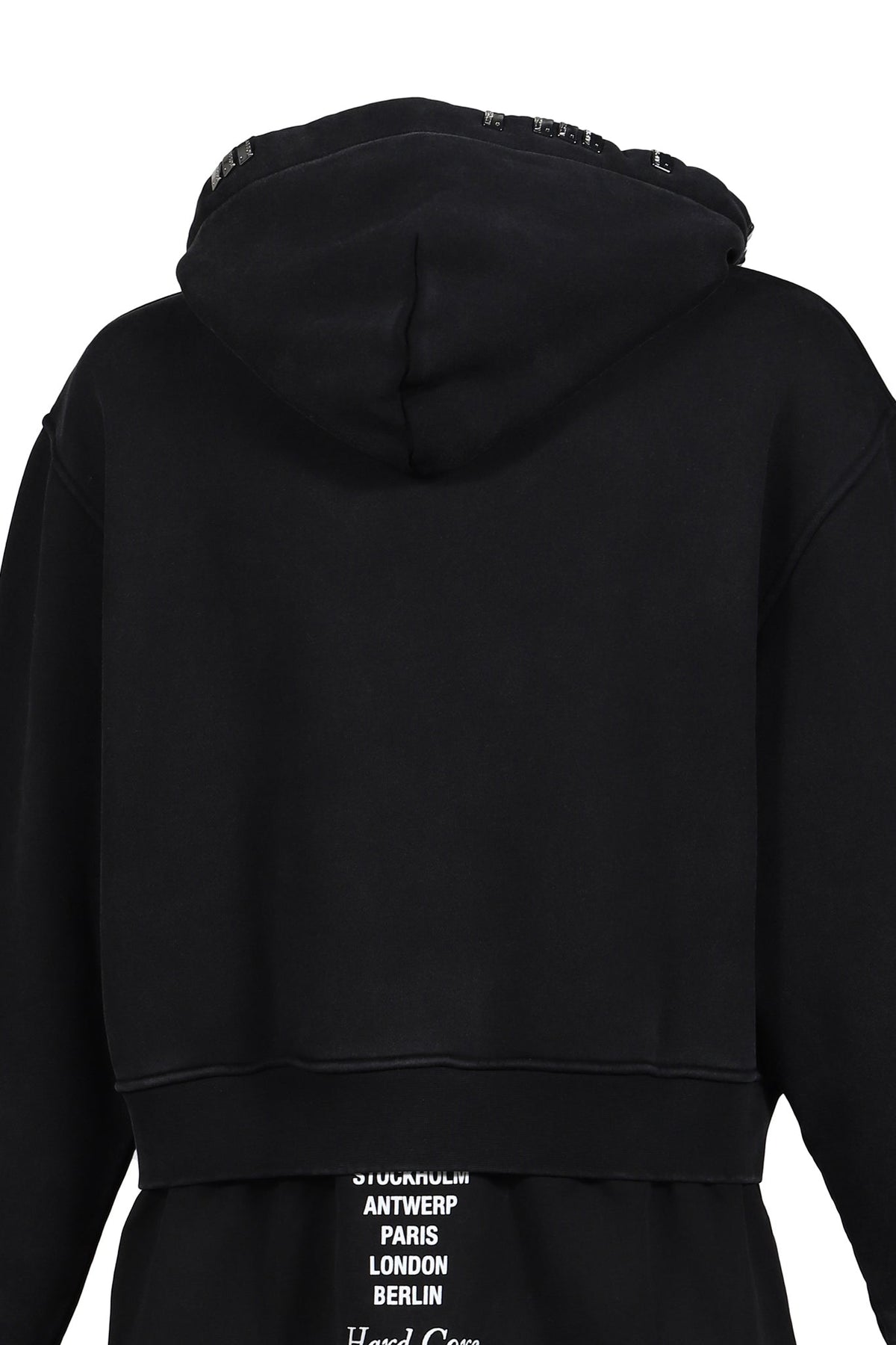 ALICE HOLLYWOOD アリス・ハリウッド【本物保証】 パーカー/スウェット ストリート系 メンズ CO-TOUR LAYERED SWEATSHIRT / BLK
