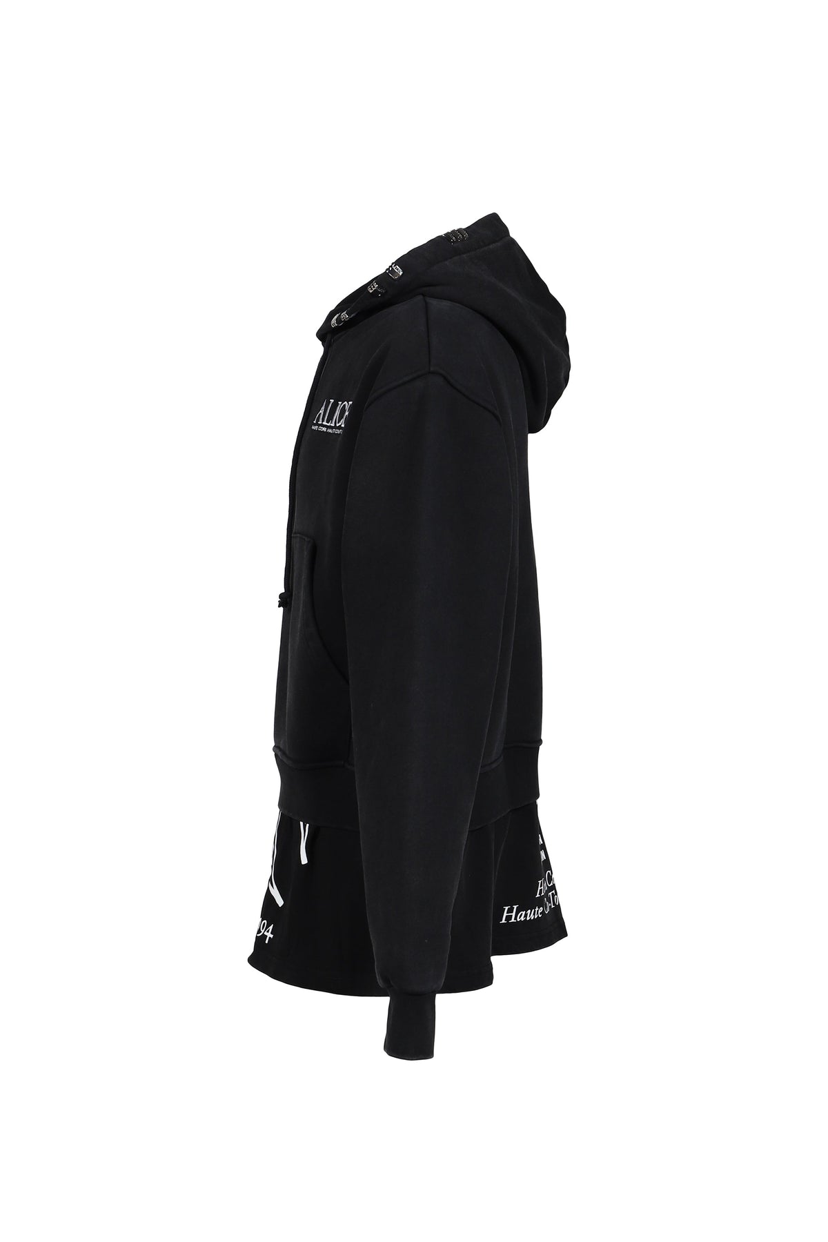 ALICE HOLLYWOOD アリス・ハリウッド【本物保証】 パーカー/スウェット ストリート系 メンズ CO-TOUR LAYERED SWEATSHIRT / BLK