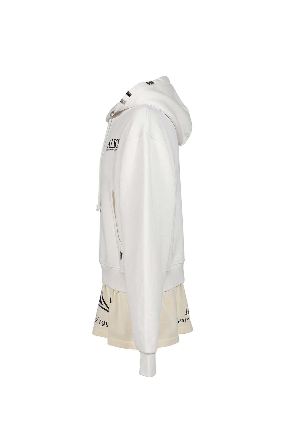 ALICE HOLLYWOOD アリス・ハリウッド【本物保証】 パーカー/スウェット ストリート系 メンズ CO-TOUR LAYERED SWEATSHIRT / WHT