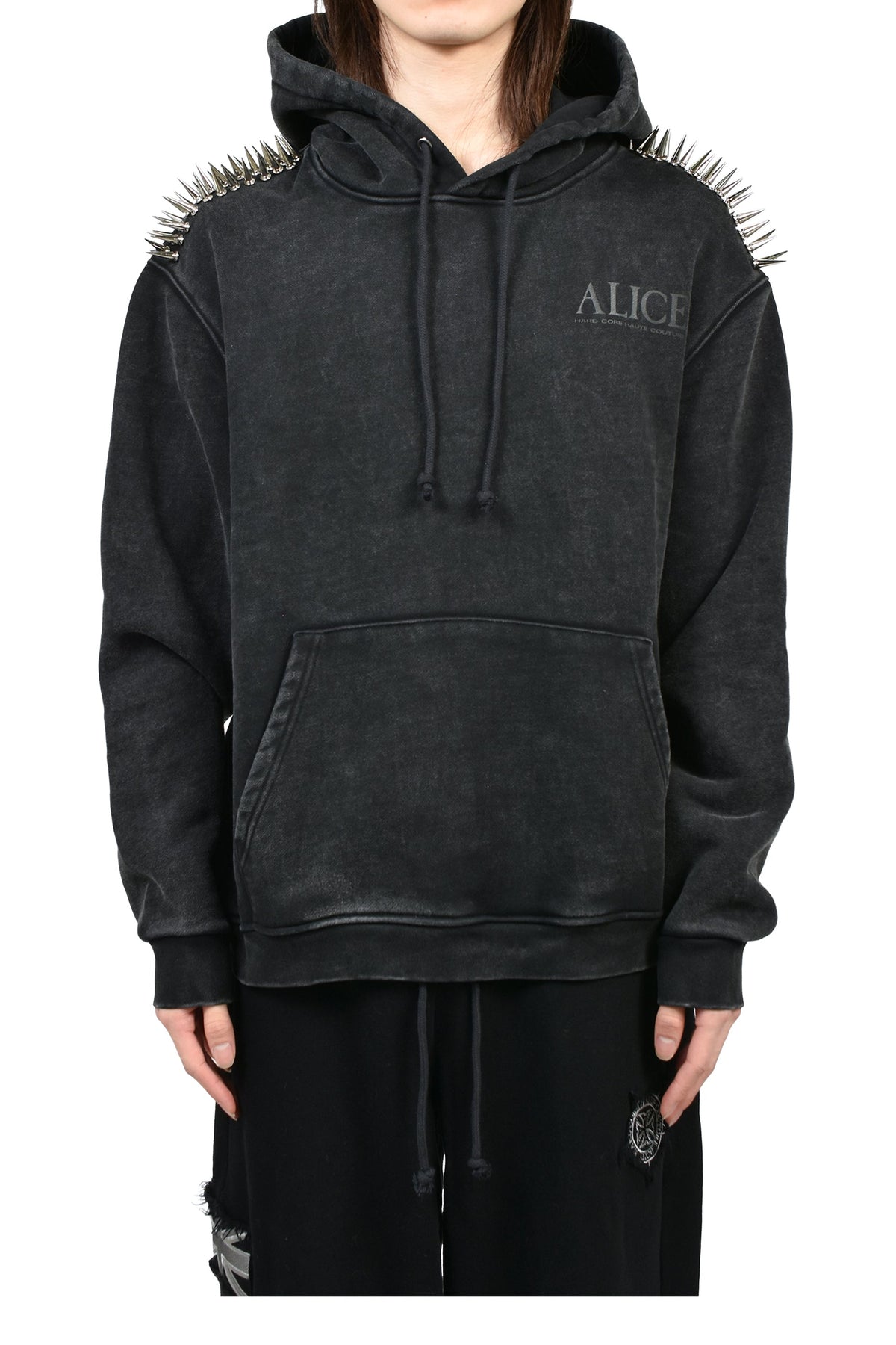 ALICE HOLLYWOOD アリス・ハリウッド【本物保証】 パーカー/スウェット ストリート系 メンズ DEEGAN PULLOVER HOODIE / BLK