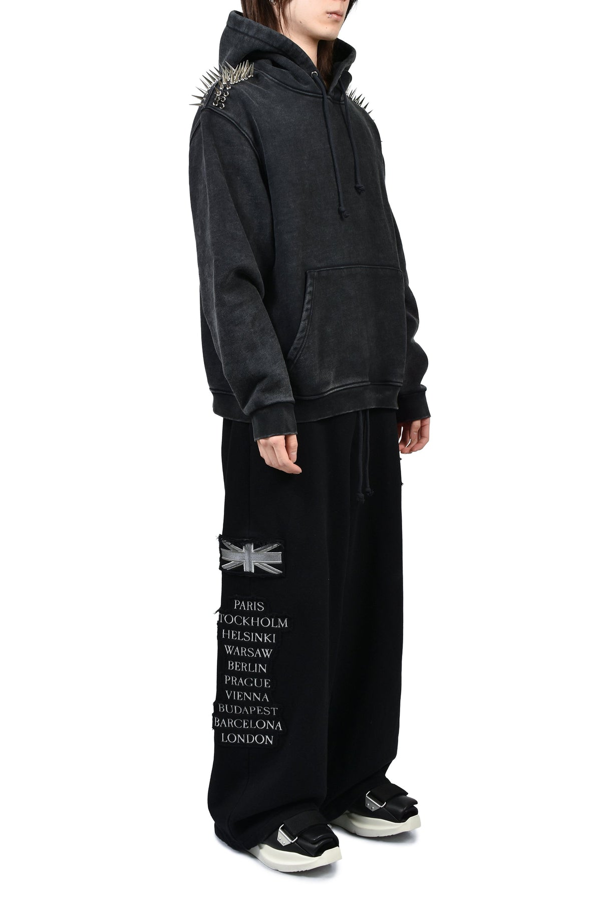 ALICE HOLLYWOOD アリス・ハリウッド【本物保証】 パーカー/スウェット ストリート系 メンズ DEEGAN PULLOVER HOODIE / BLK