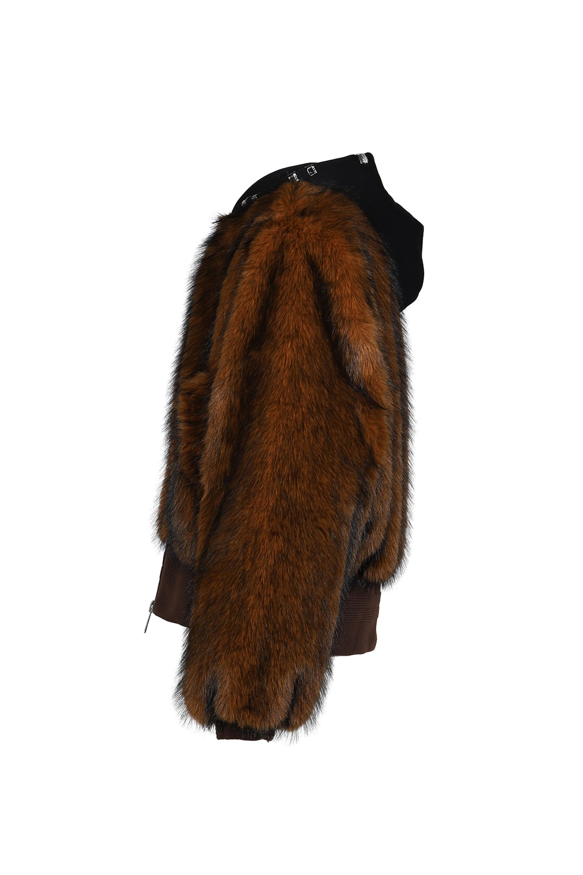 ALICE HOLLYWOOD アリス・ハリウッド【本物保証】アウター、に ストリート系 メンズ HOODED MA-1 BOMBER FUR JACKET / BRW