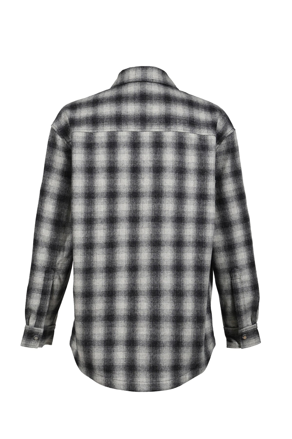 ALICE HOLLYWOOD アリス・ハリウッド【本物保証】 パーカー, ストリート系 メンズ OVERSIZE HOODED FLANNEL SHIRT / O.WHT