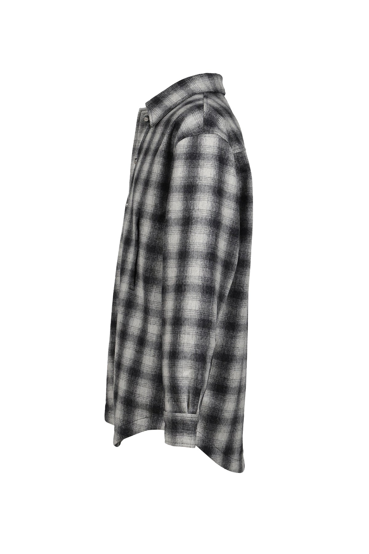 ALICE HOLLYWOOD アリス・ハリウッド【本物保証】 パーカー, ストリート系 メンズ OVERSIZE HOODED FLANNEL SHIRT / O.WHT