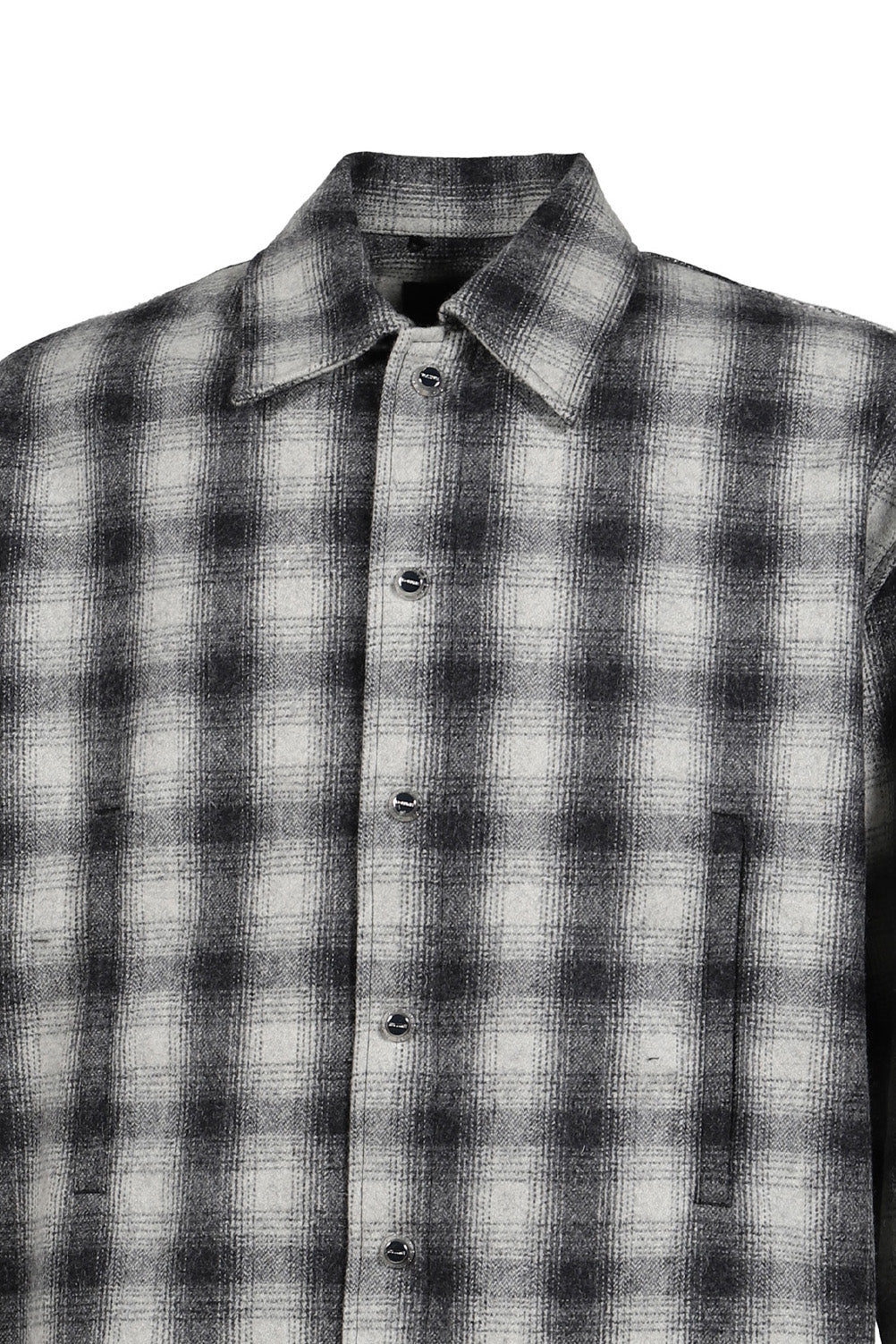 ALICE HOLLYWOOD アリス・ハリウッド【本物保証】 パーカー, ストリート系 メンズ OVERSIZE HOODED FLANNEL SHIRT / O.WHT