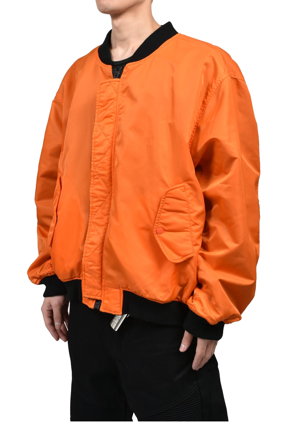 ALICE HOLLYWOOD アリス・ハリウッド 【本物保証】アウター、に ストリート系 メンズ  x FMCD MOTO COUTURE MA-1 BOMBER JACKET (EXCLUCIVE) / BLK